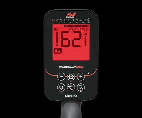Minelab Vanquish 440 VANQUISH ekran ve saha kontrolü
